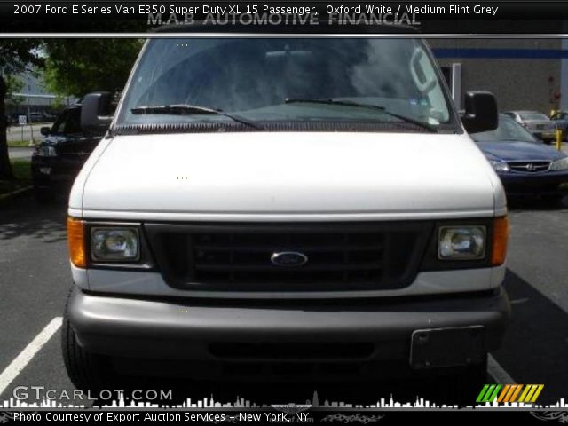2007 Ford E Series Van E350 Super Duty XL 15 Passenger in Oxford White
