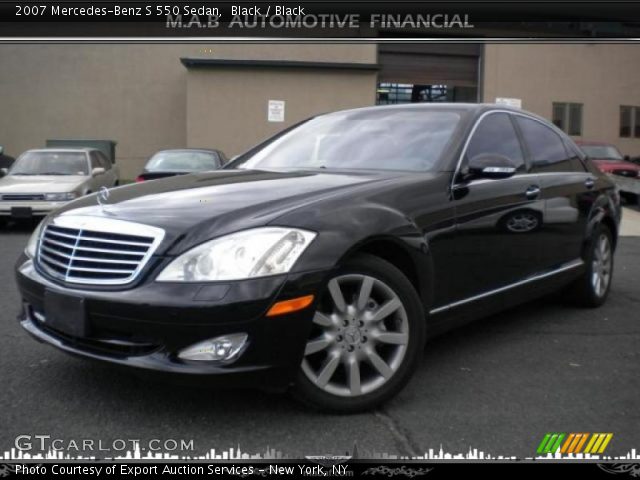 2007 Mercedes-Benz S 550 Sedan in Black