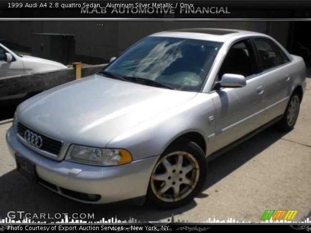 1999 Audi A4 2.8 quattro Sedan in Aluminum Silver Metallic