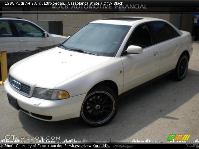 1998 Audi A4 2.8 quattro Sedan in Casablanca White