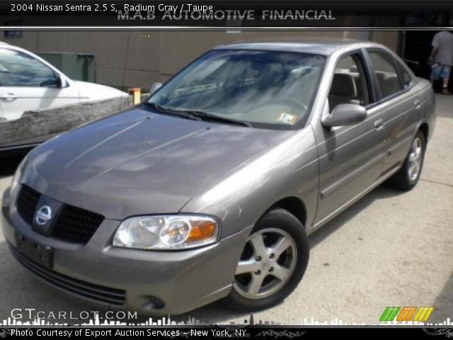 2004 Nissan Sentra 2.5 S in Radium Gray