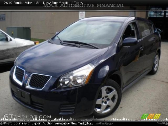 2010 Pontiac Vibe 1.8L in Navy Blue Metallic