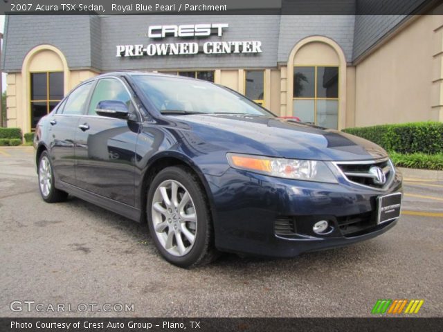 2007 Acura TSX Sedan in Royal Blue Pearl