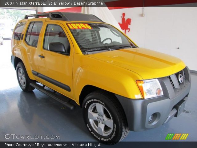 2007 Nissan Xterra SE in Solar Yellow