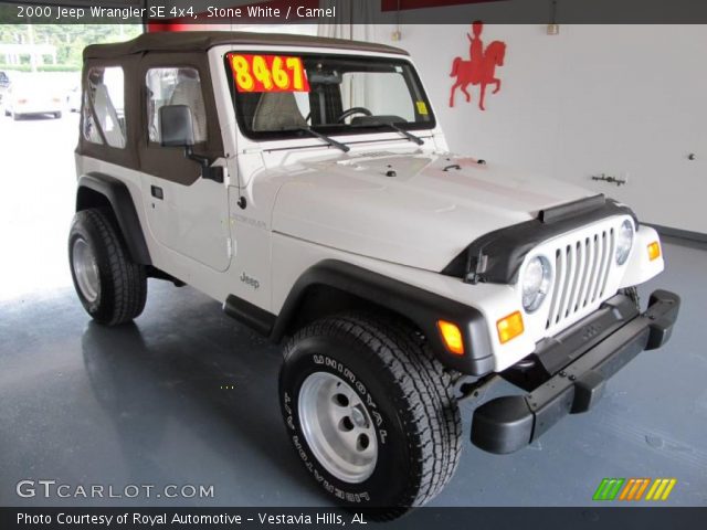 2000 Jeep Wrangler SE 4x4 in Stone White