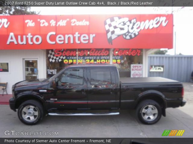 2007 Ford F250 Super Duty Lariat Outlaw Crew Cab 4x4 in Black