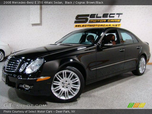 2008 Mercedes-Benz E 350 4Matic Sedan in Black