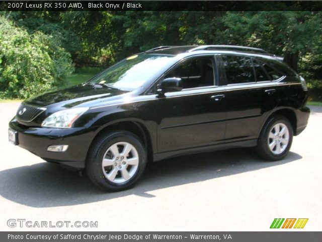 2007 Lexus RX 350 AWD in Black Onyx