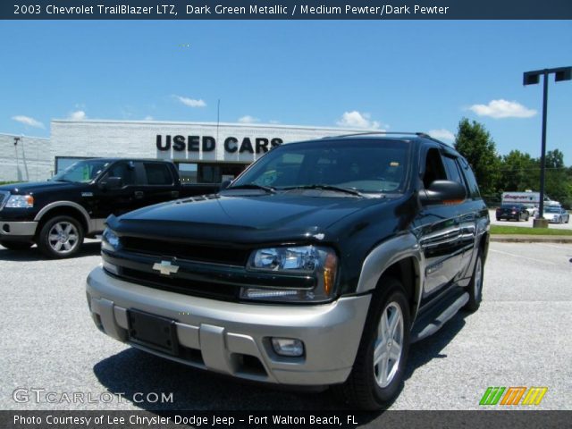 2003 Chevrolet TrailBlazer LTZ in Dark Green Metallic