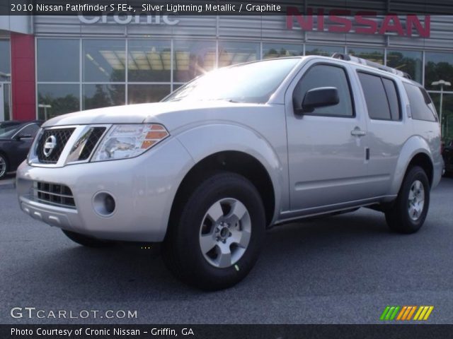2010 Nissan Pathfinder S FE+ in Silver Lightning Metallic