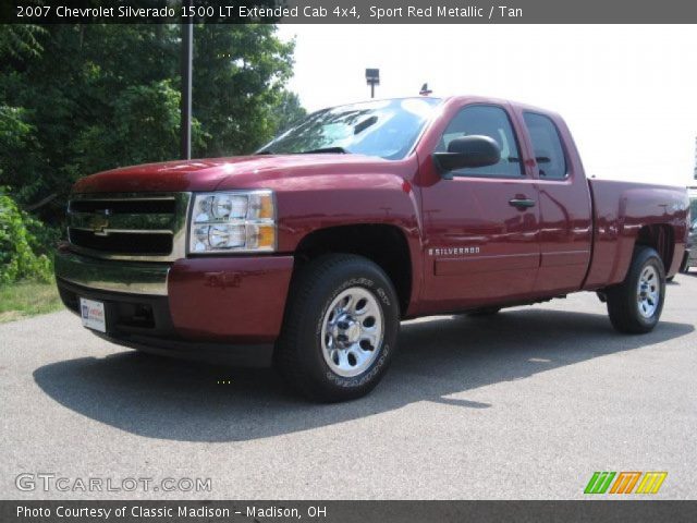 2007 Chevrolet Silverado 1500 LT Extended Cab 4x4 in Sport Red Metallic