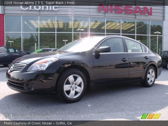 2008 Nissan Altima 2.5 S in Super Black