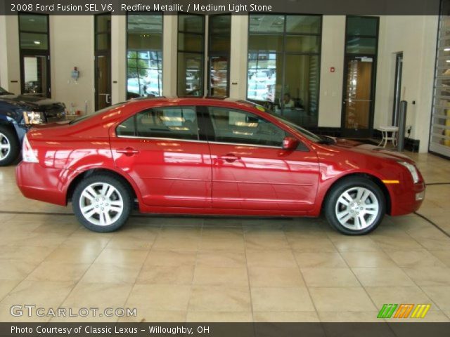 2008 Ford Fusion SEL V6 in Redfire Metallic