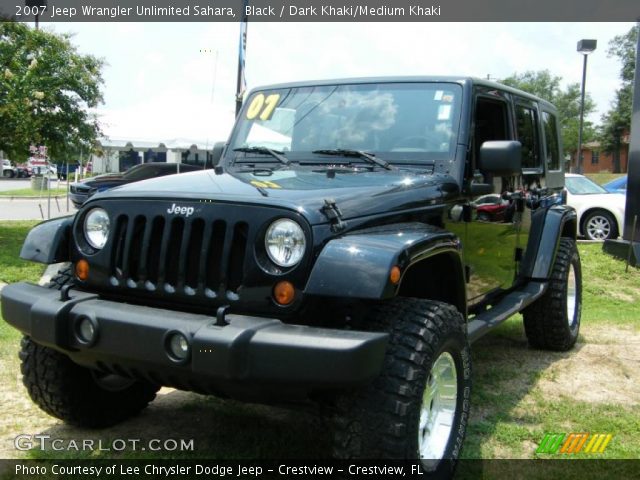 2007 Jeep Wrangler Unlimited Sahara in Black