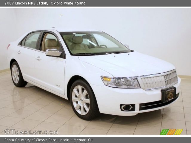 2007 Lincoln MKZ Sedan in Oxford White