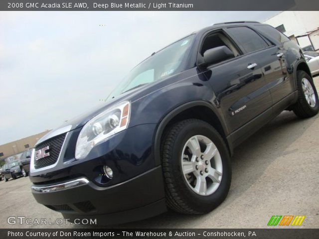 2008 GMC Acadia SLE AWD in Deep Blue Metallic