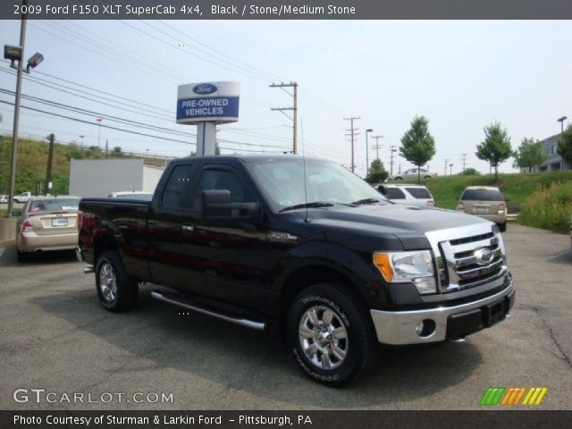 2009 Ford F150 XLT SuperCab 4x4 in Black
