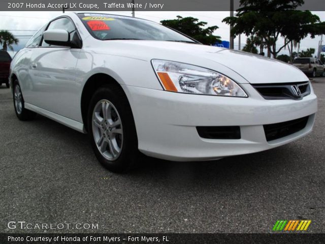 2007 Honda Accord LX Coupe in Taffeta White