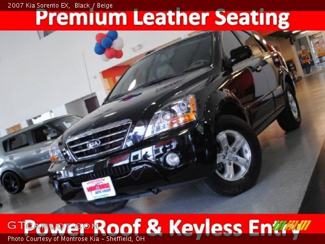 2007 Kia Sorento EX in Black