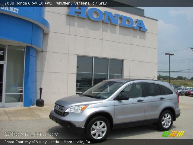 2008 Honda CR-V EX 4WD in Whistler Silver Metallic