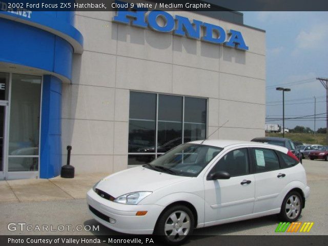 2002 Ford Focus ZX5 Hatchback in Cloud 9 White