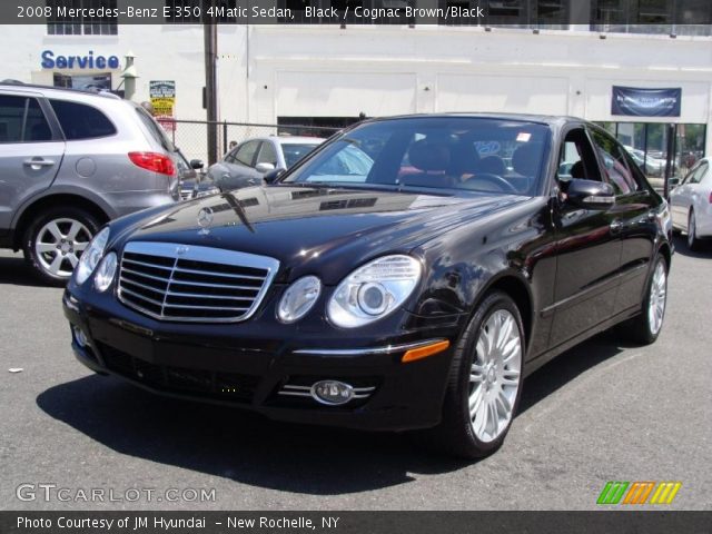2008 Mercedes-Benz E 350 4Matic Sedan in Black