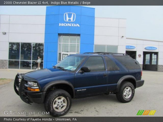 2000 Chevrolet Blazer LS 4x4 in Indigo Blue Metallic