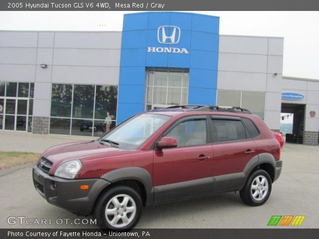 2005 Hyundai Tucson GLS V6 4WD in Mesa Red