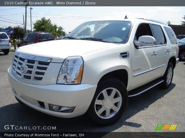 2010 Cadillac Escalade AWD in White Diamond