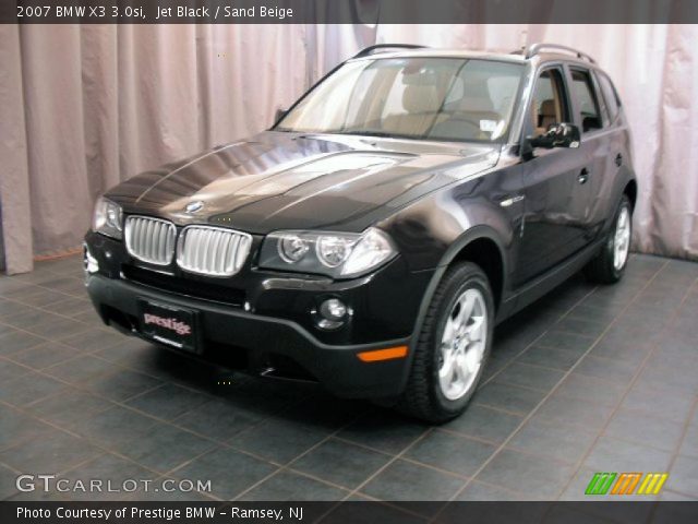 2007 BMW X3 3.0si in Jet Black