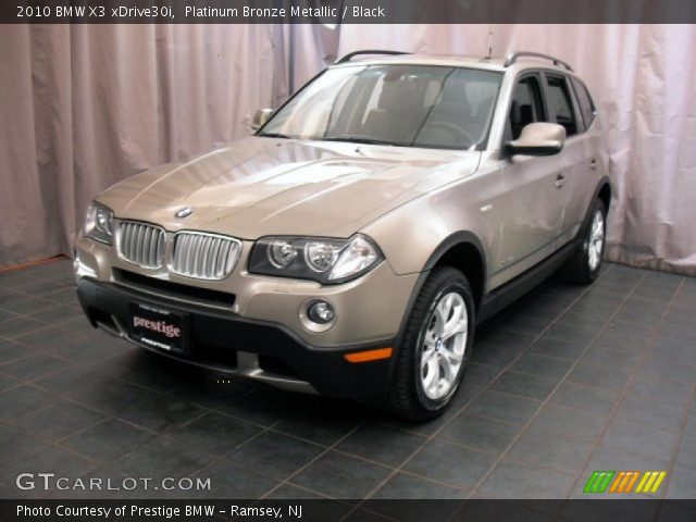 2010 BMW X3 xDrive30i in Platinum Bronze Metallic