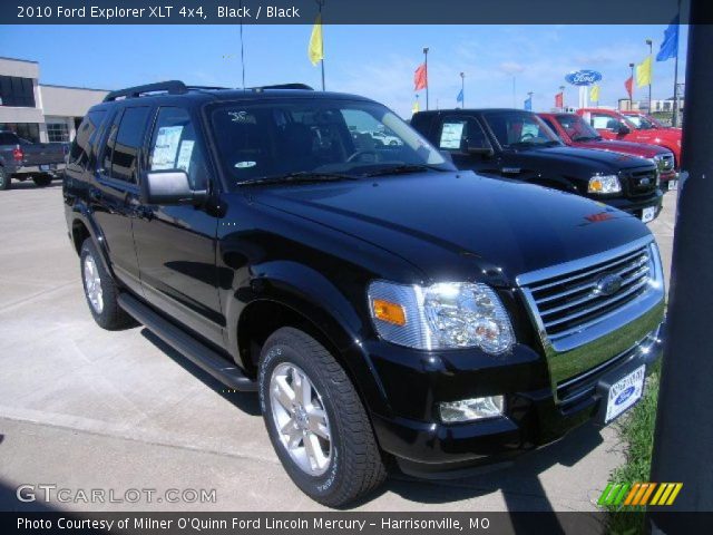 2010 Ford Explorer XLT 4x4 in Black