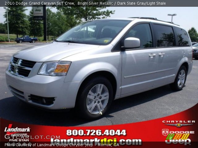 2010 Dodge Grand Caravan SXT Crew in Bright Silver Metallic