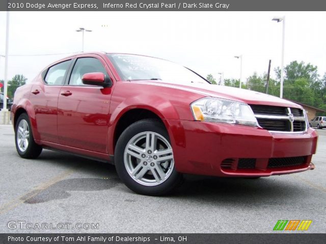 2010 Dodge Avenger Express in Inferno Red Crystal Pearl