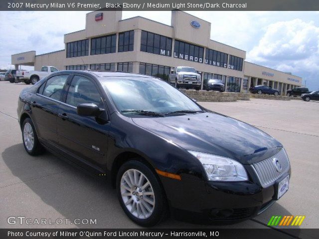 2007 Mercury Milan V6 Premier in Black Ebony