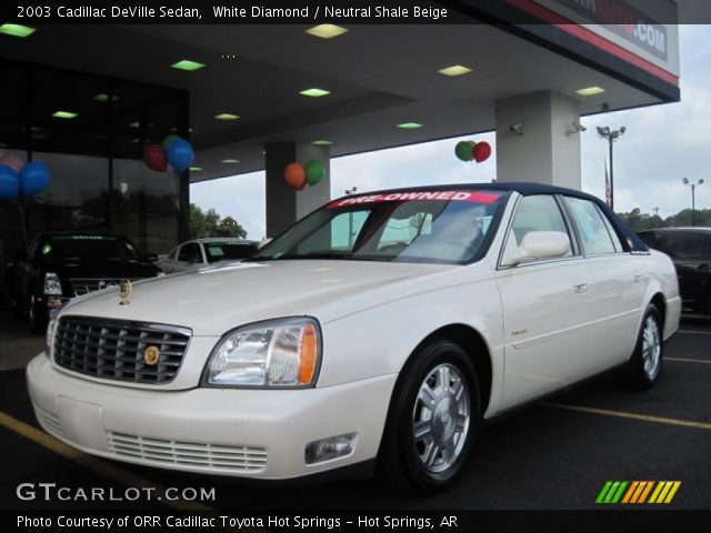 2003 Cadillac DeVille Sedan in White Diamond