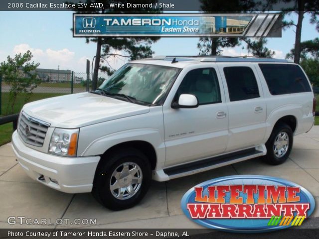 2006 Cadillac Escalade ESV AWD in White Diamond