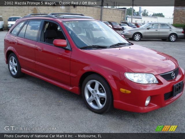 2002 Mazda Protege 5 Wagon in Classic Red