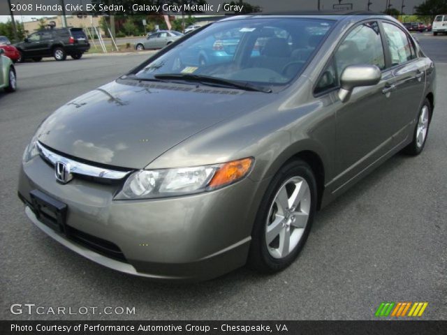 2008 Honda Civic EX Sedan in Galaxy Gray Metallic