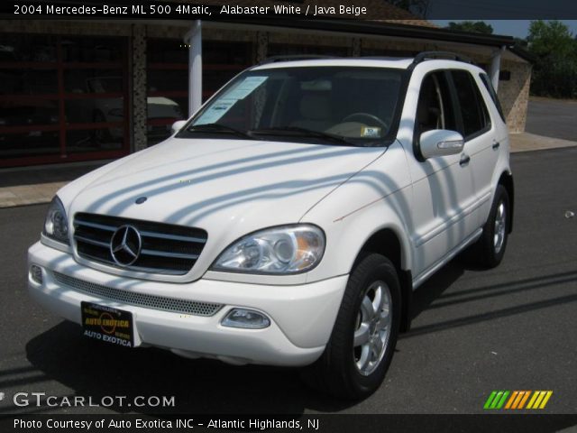 2004 Mercedes-Benz ML 500 4Matic in Alabaster White