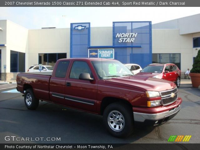 2007 Chevrolet Silverado 1500 Classic Z71 Extended Cab 4x4 in Sport Red Metallic