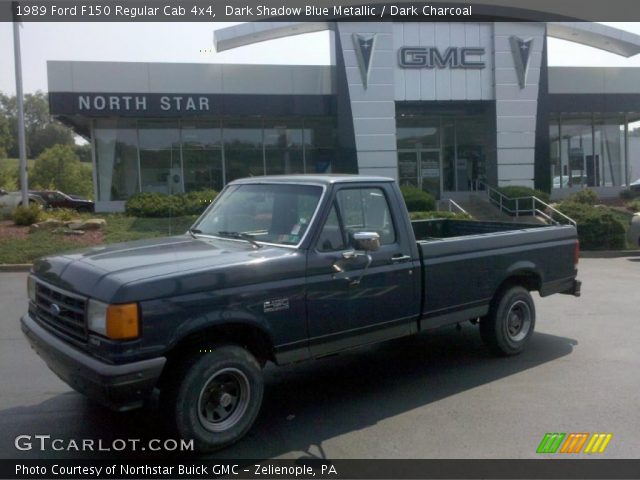 1989 Ford F150 Regular Cab 4x4 in Dark Shadow Blue Metallic