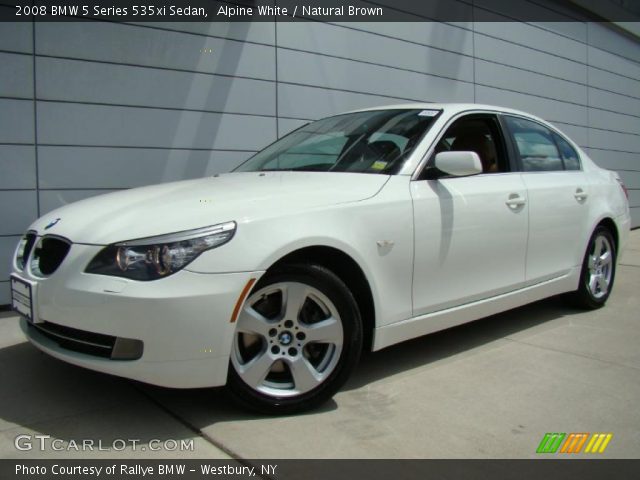 2008 BMW 5 Series 535xi Sedan in Alpine White