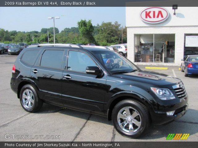 2009 Kia Borrego EX V8 4x4 in Ebony Black