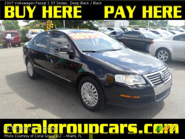 2007 Volkswagen Passat 2.0T Sedan in Deep Black