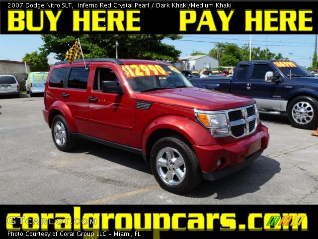2007 Dodge Nitro SLT in Inferno Red Crystal Pearl
