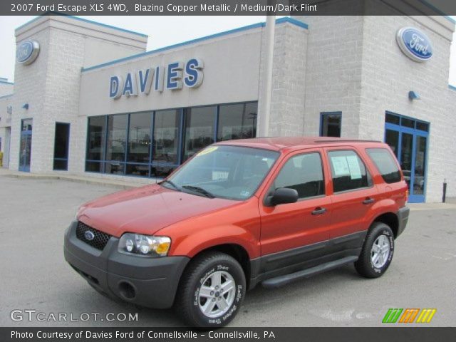 2007 Ford Escape XLS 4WD in Blazing Copper Metallic