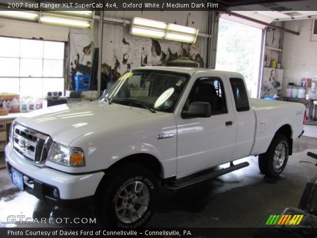 2007 Ford Ranger XLT SuperCab 4x4 in Oxford White