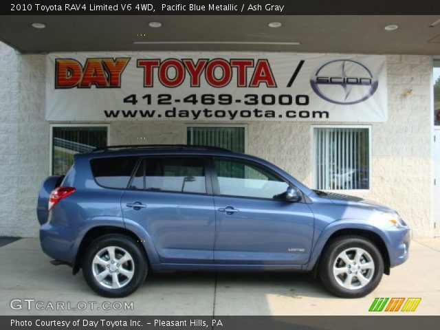 2010 Toyota RAV4 Limited V6 4WD in Pacific Blue Metallic