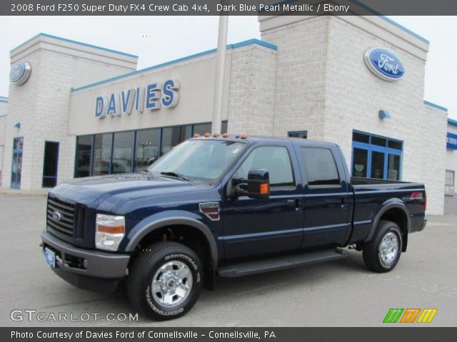2008 Ford F250 Super Duty FX4 Crew Cab 4x4 in Dark Blue Pearl Metallic
